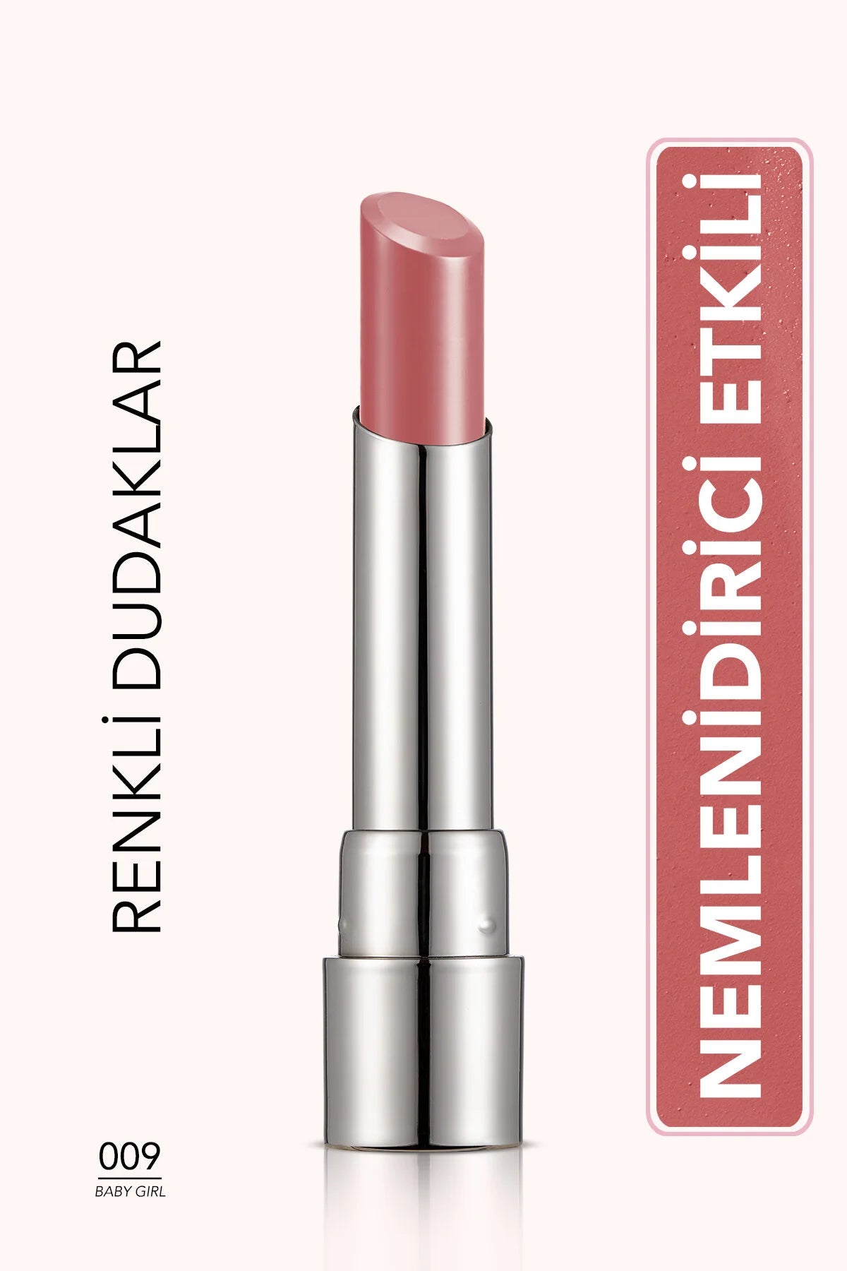 Nemlendirici Parlak Ruj- Sheer Up Lipstick - 009 Baby Girl - 8682536012072