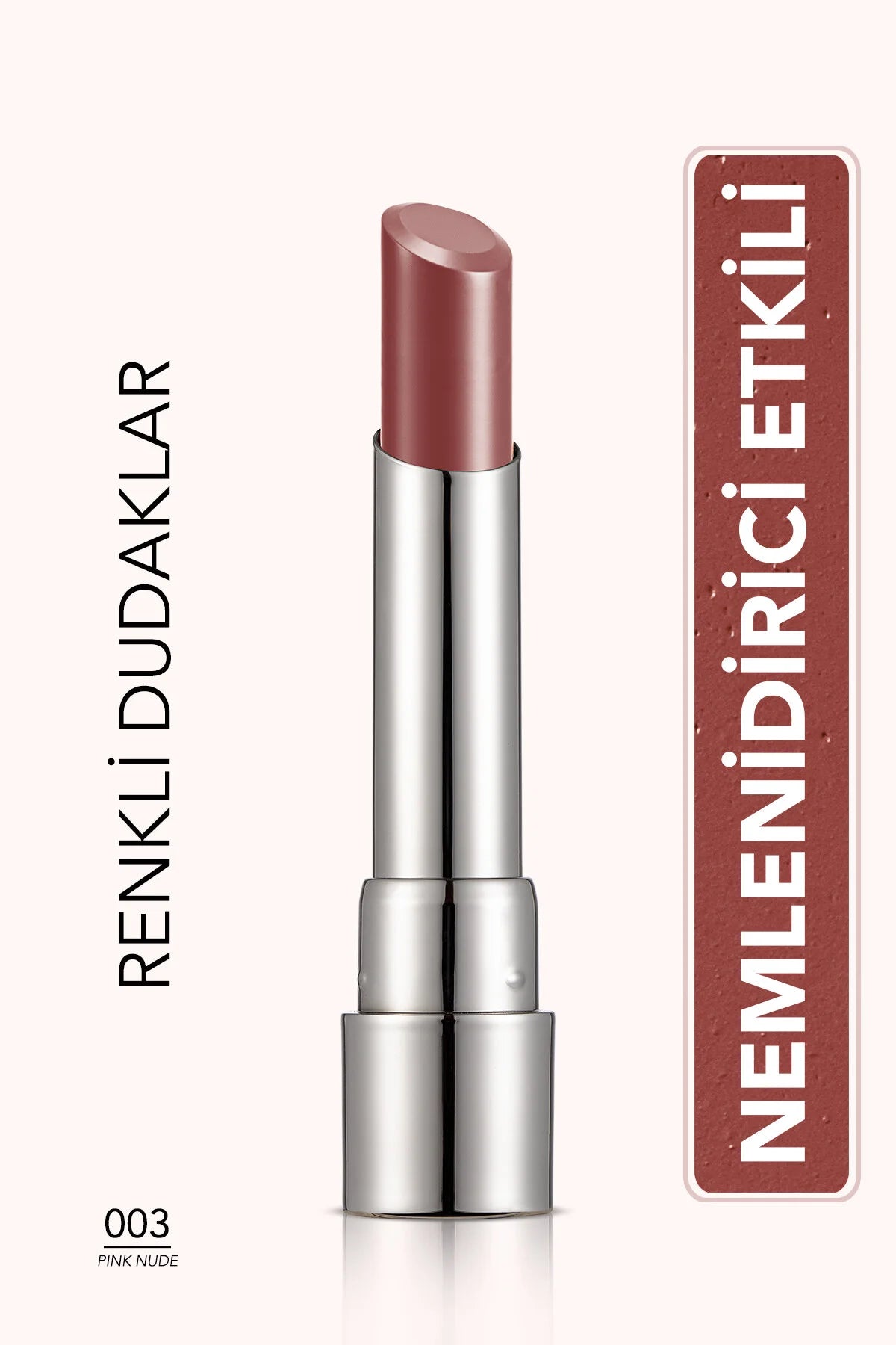 Nemlendirici Parlak Ruj- Sheer Up Lipstick - 003 Pinky Nude - 8682536012010